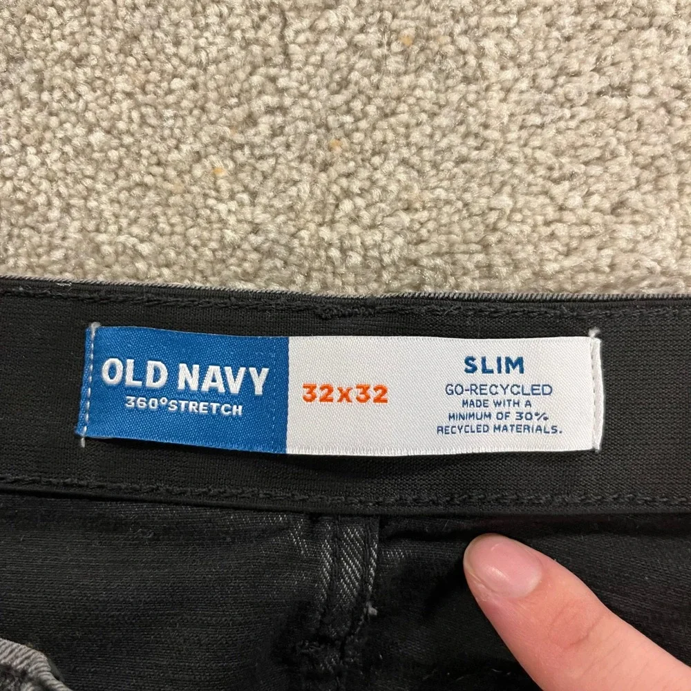 Old Navy Slim Jeans Mens 32x32 Gray 360 Stretch Go-Recycled